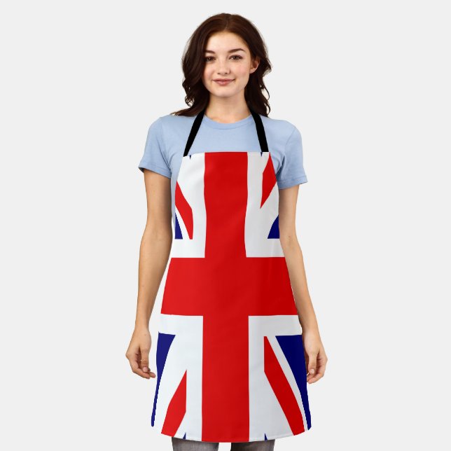 TABLIER UNION JACK - LE DRAPEAU BRITANNIQUE (Porté)