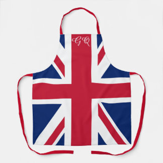 Tablier Union Jack - Monogramme Drapeau Britanniqu