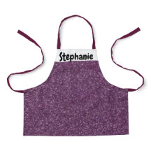 Unique Purple & White Sparkly Kids Nom personnalis