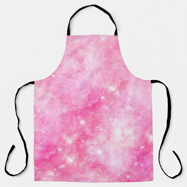 Tablier Univers de galaxie rose (Recto)