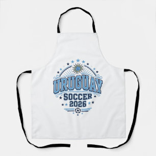 Tablier Uruguay Football 2026 Football Gras Pays Typograph