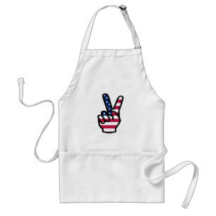 Tablier US Victory Sign