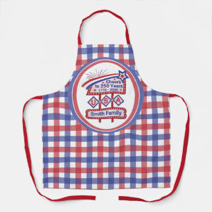 Tablier USA 250 personnalisé - Marquee Rétro Patriotique