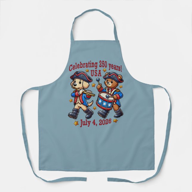 Tablier USA 250th Anniversary Souvenir - Patriotique (Recto)