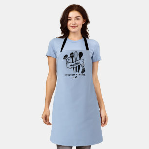 Tablier Ustensile de cuisine personnalisé pour école de cu