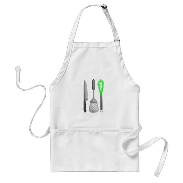Tablier Ustensiles de cuisine Chefs Couteau Whisk Spatula (Devant)
