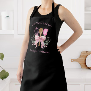 Tablier Ustensiles roses Cuisine Chef pâtisserie