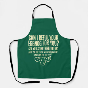 Tablier Vacances de Noël Puis-je vous resservir de l'eggno