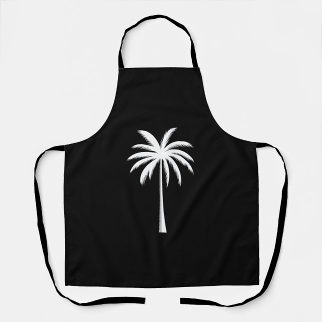 Tablier Vacances été cool Sunset Beach Palm Tree (Recto)