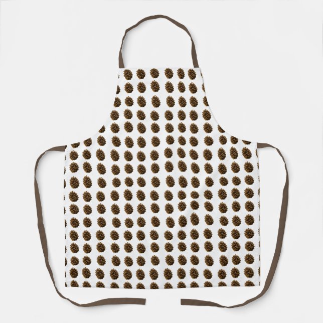 Tablier Vacances Nature Pinecone Motif Apron (Recto)