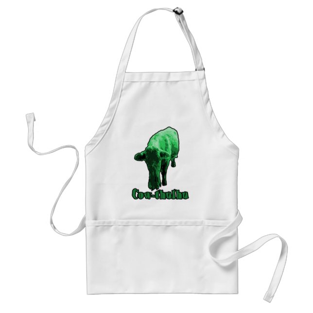 Tablier Vache-thulhu (Devant)