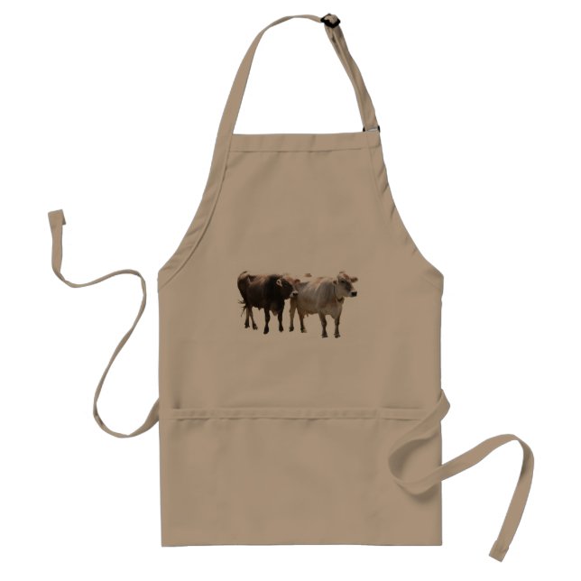 Tablier Vaches à Suisse Brown (Devant)