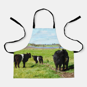Tablier Vaches, Empreintes Pour Enfants Et Filles Fentes F