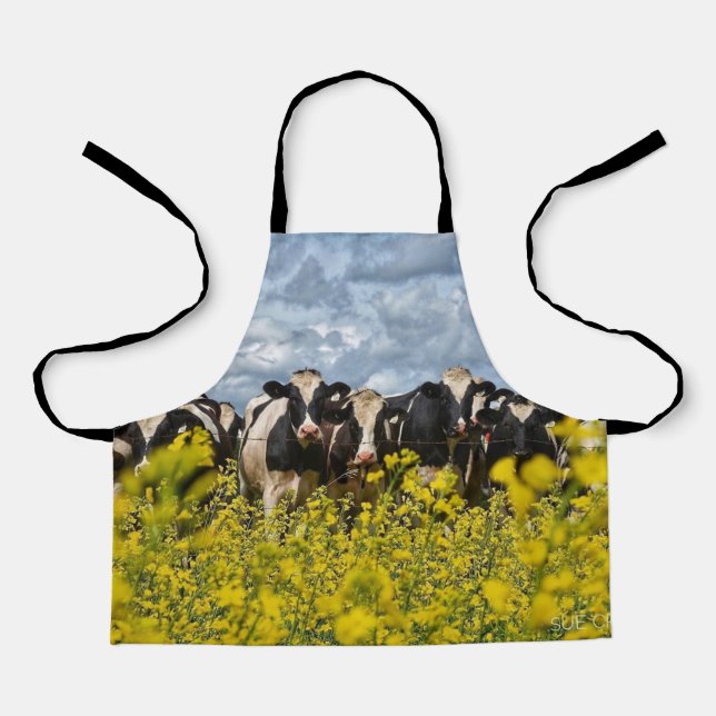 Tablier Vaches Holstein pour enfant (Recto)