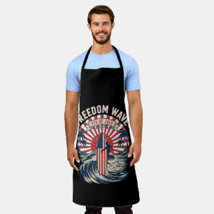 Tablier Vague de liberté 4 juillet