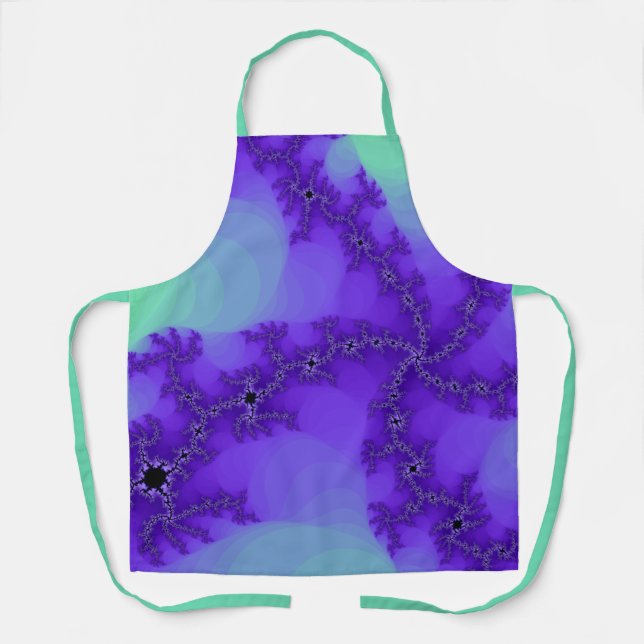 Tablier Vagues spirales Apron fractal (Recto)