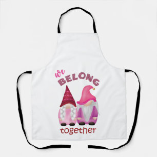 Tablier Valentine gnomes : nous appartenons ensemble à ap