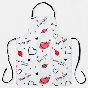 Tablier Valentine's Hearts Arrow sans couture