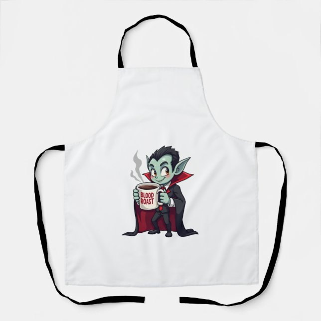 Tablier Vampire Coffee Lover � Spooky Latte Shirt (Recto)