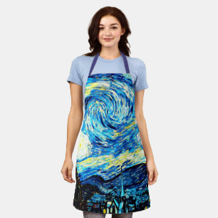 Tablier Van Gogh, Starry Night,