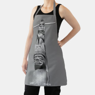 Tablier Vancouver Apron Vancouver Totem Pole Souvenirs