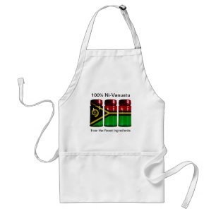 Tablier Vanuatu Drapeau Pots d'épices Apron