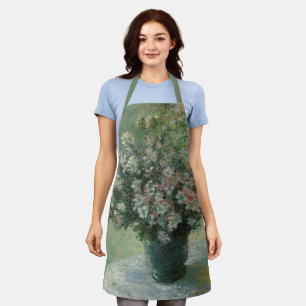 Tablier Vase de fleurs par Claude Monet