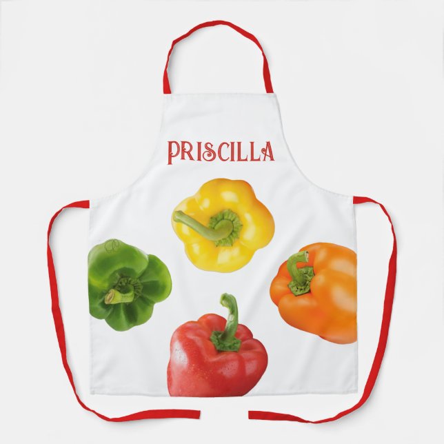 Tablier Veggie personnalisée (Recto)