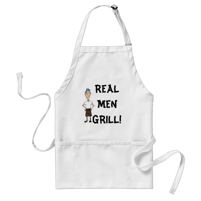 Tablier Véritable aire de grill pour hommes (Devant)