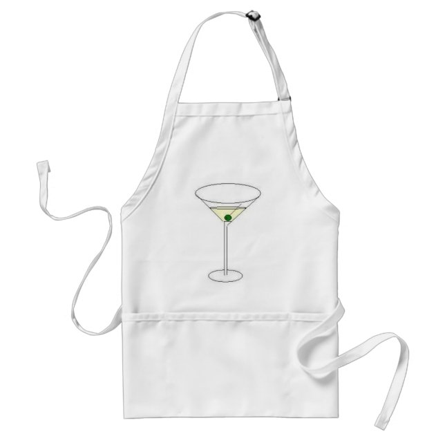 Tablier Verre de Martini (Devant)