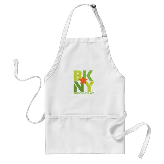 Tablier vert de BK Brooklyn (Devant)