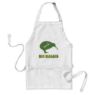 Tablier vert de cuisine de kiwi de la Nouvelle