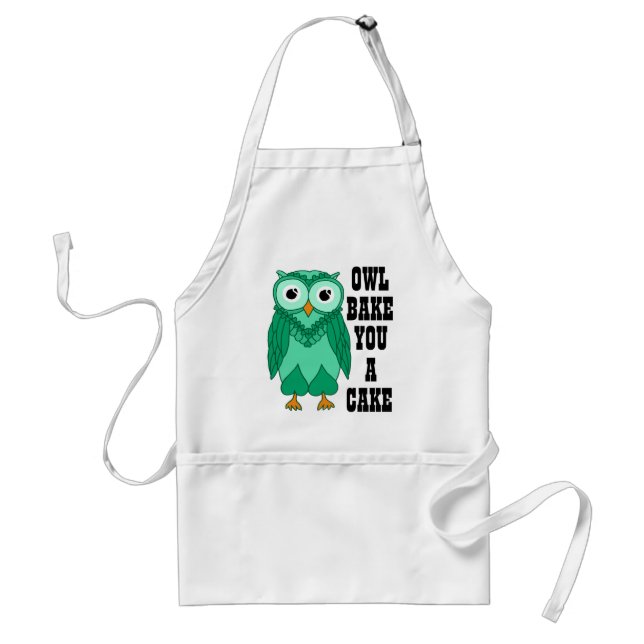 Tablier Vert de hibou (Devant)