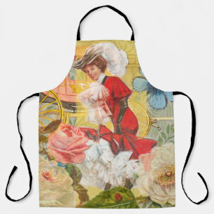 Tablier Victorian Lady Woman Fun Carriage