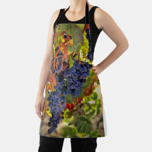 Tablier Vignoble de raisin avec couleurs automnales