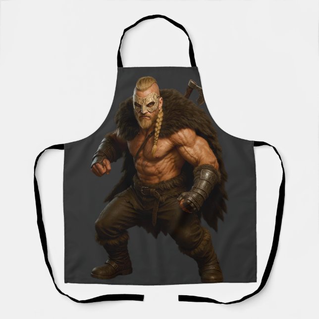 Tablier Viking Barbarian Hero Apron (Recto)