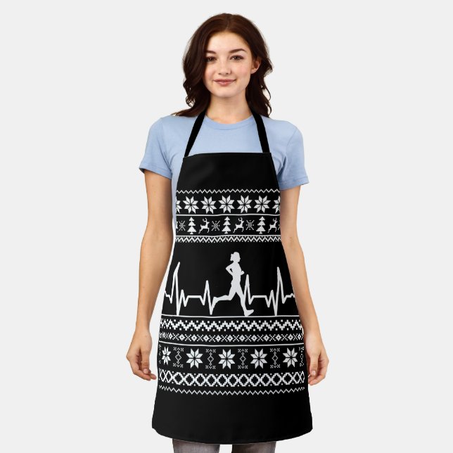 Tablier Vilain pull de Noël (Porté)