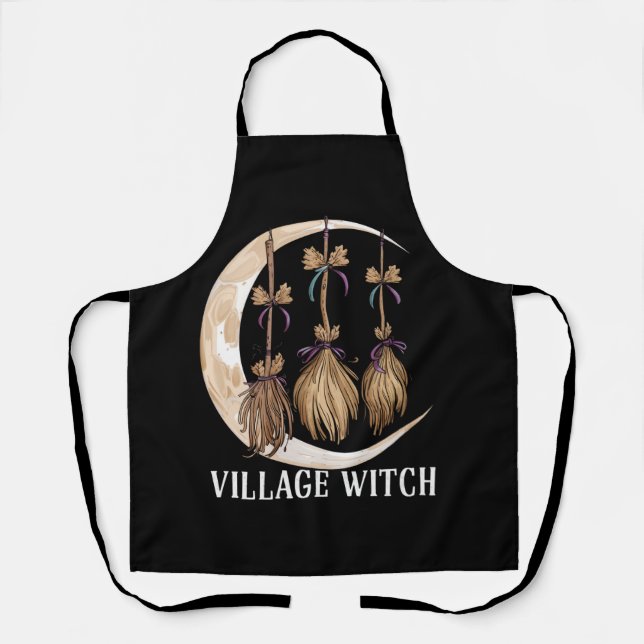 Tablier Village Witch gothique Occulte Wicca Pagan Nature (Recto)