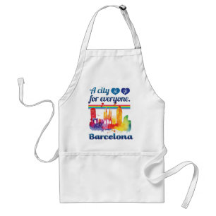 Tablier Ville amicale de Wellcoda Barcelone Espagne
