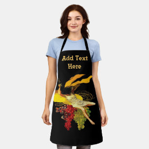 Tablier Vin Abstrait Design ajouter du texte, Apron