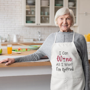 Tablier Vin, je veux la retraite