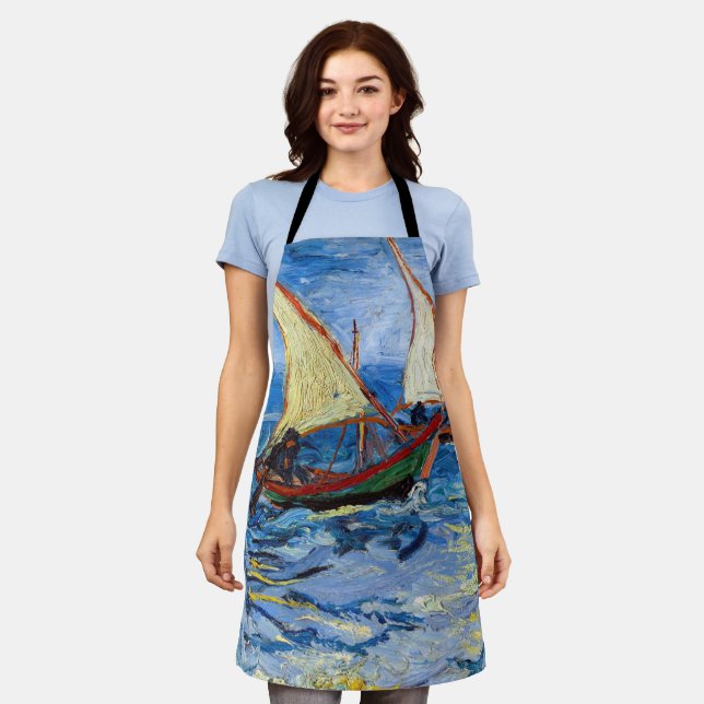 Tablier Vincent van Gogh - La mer aux Saintes-Maries (Porté)