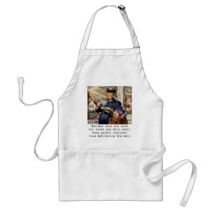 Tablier Vintage Business, Mailman Livrant des lettres