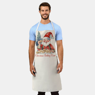 Tablier Vintage Elf Christmas Cookie Baking Crew