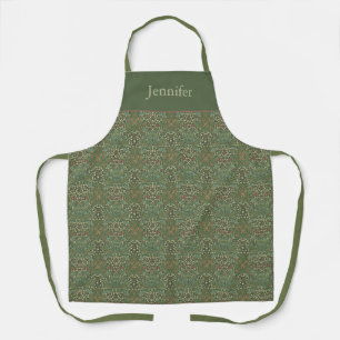 Tablier Vintage Green William Morris Nom du motif floral