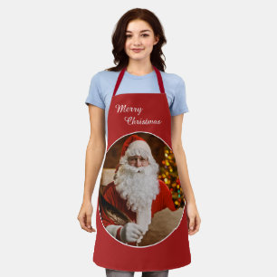 Tablier Vintage Noël Père Noël Jolly Personnaliser