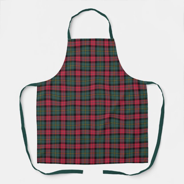 Tablier Vintage Noël Plaid (Recto)