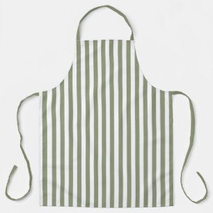 Tablier Vintage Sage Vert & Blancs Gratuits