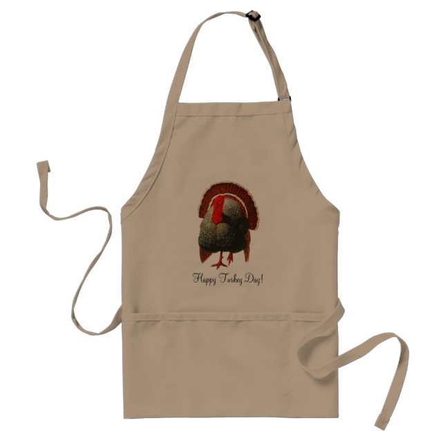 Tablier Vintage Thanksgiving Turquie (Devant)