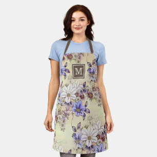 Tablier Violet violet rose foncé Motif